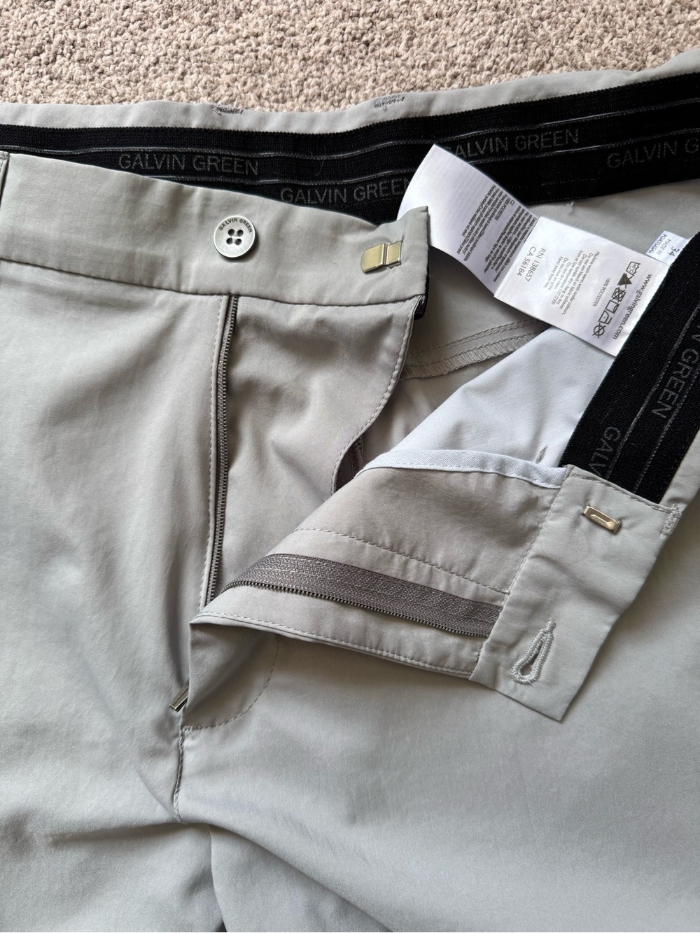 Mens 10” Galvin Green Ventil 8 Lightweight Golf Shorts Size 34 - Picture 5 of 9